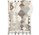 Tapis Kilim En Laine 160 X 230 Cm Multicolore Aralez