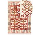 Tapis Kilim En Laine Multicolore 160 X 230 Cm Voskevaz