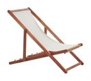 Chaise Longue Bois Bois Foncé Anzio