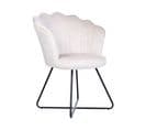 Velours Fauteuil Blanc Cassé Lovelock