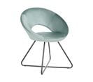 Fauteuil Design En Velours Vert Menthe Rachel