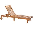 Chaise Longue Bois Bois Clair Pietralunga