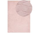 Tapis En Fausse Fourrure De Lapin 160 X 230 Cm Rose Thatta