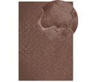 Tapis En Fausse Fourrure De Lapin 160 X 230 Cm Marron Gharo