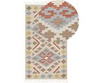 Tapis Kilim En Coton 80 X 150 Cm Multicolore Atan