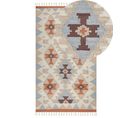 Tapis Kilim En Coton 80 X 150 Cm Multicolore Dilijan