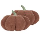 Lot De 2 Coussins Bouclé Marron Munchkin 35 X 35 Cm