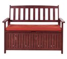 Banc Bois 120 Cm Rouge Sovana