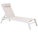 Chaise Longue Métal Beige Catania