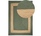 Tapis En Jute Vert 160 X 230 Cm Karakuyu