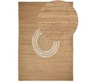 Tapis En Jute Beige 160 X 230 Cm Bogazoren