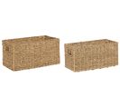 Lot De 2 Paniers En Herbes Marines Ton Naturel Dongha