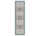 Tapis Beige Et Bleu 60 X 200 Cm Gordes