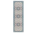 Tapis Beige Et Bleu 80 X 240 Cm Gordes