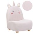 Fauteuil Licorne Rose Pour Enfant Lulea