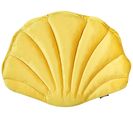 Coussin Velours Jaune Consolida