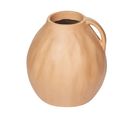 Terre Cuite Vase Décoratif 27 Cm Beige Perak