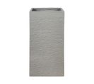 Cache-pot En Fibre D'argile Gris Clair 40 X 40 X 77 Cm Dion