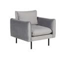 Velours Fauteuil Gris Vinterbro