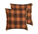 Lot De 2 Coussins Orange Barja 45 X 45 Cm