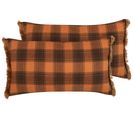 Lot De 2 Coussins Orange Barja 40 X 70 Cm