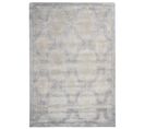 Tapis En Viscose 160 X 230 Cm Beige Et Gris Gwani