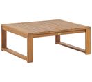 Table De Jardin 90 X 75 Cm Bois Clair Timor