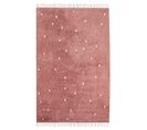 Tapis 140 X 200 Cm En Coton Rouge Clair Astaf