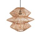 Lampe Suspendue En Rotin Naturel Anduki