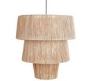 Lampe Suspendue En Paille Naturel Premat