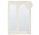 Bouclé Miroir 100 Cm Blanc Cassé Marcigny