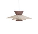 Lampe Suspendue Marron Et Beige Kabompo