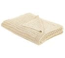 Couvre-lit En Coton 150 X 200 Cm Beige Ilen