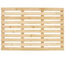 Tapis De Bain En Bois De Bambou Clair 53 X 36 Cm Bartow