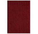 Tapis Shaggy 160x230 Rectangle Tissé Rouge Motif Uni Sg Loca