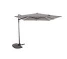 Parasol Déporté 2,5x2,5 M Carré Palm Beach Gris Clair   Bg®