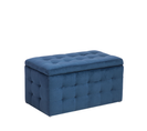 Coffre De Rangement Chesterfield Bleu Foncé Michigan