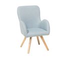 Fauteuil Bleu Clair Bjarn