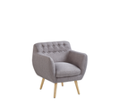 Fauteuil Gris Clair Melby