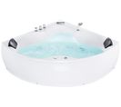 Baignoire D'angle Blanche 205 X 150 Cm Avec LED Senado