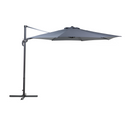 Grand Parasol De Jardin Gris Anthracite D 300 Cm Savona