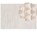 Tapis Beige En Coton Et Jute 160 X 230 Cm Tunceli