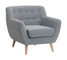 Fauteuil Gris Clair Motala