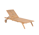 Chaise Longue Bois Bois Clair Cesana