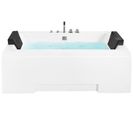 Baignoire Balnéo Blanche 170 X 75 Cm Avec LED Galley