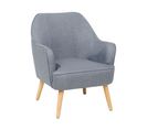 Fauteuil Gris Loken