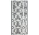 Tapis D'extérieur Gris Foncé 90 X 180 Cm Bidar