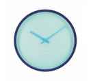 Horloge Murale D30cm Bleu
