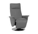 Fauteuil Cuir Pu Gris Prime