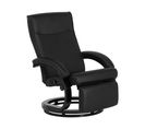 Fauteuil Cuir Pu Noir Might